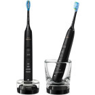 Philips Sonicare Set 2x Periute de dinti electrice DiamondClean 9000 HX9914/54 Negru