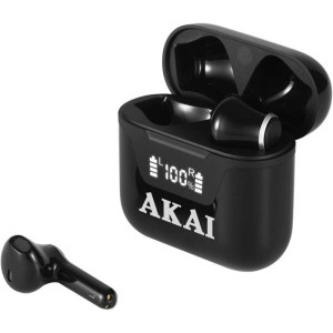 Akai In-Ear, BTE-J101, TWS, Black