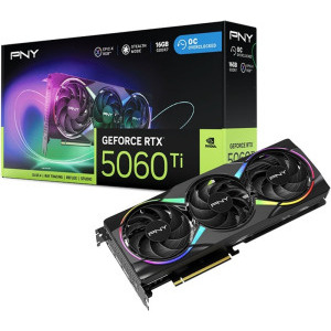 PNY GeForce RTX 5060 Ti EPIC-X ARGB OC 16GB GDDR7 128-bit DLSS 4.0