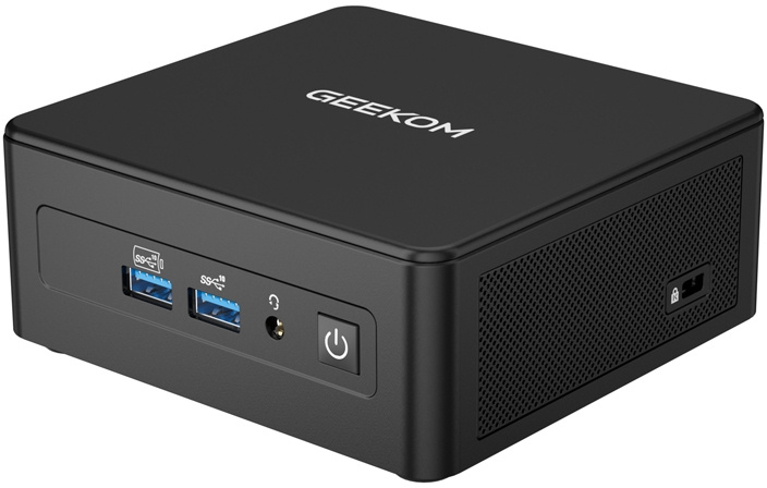 Mini PC GEEKOM IT15, Procesor Intel® Core™ Ultra 5 225H 1.7GHz Arrow Lake, no RAM, no Storage, Arc 130T, Windows 11 Pro