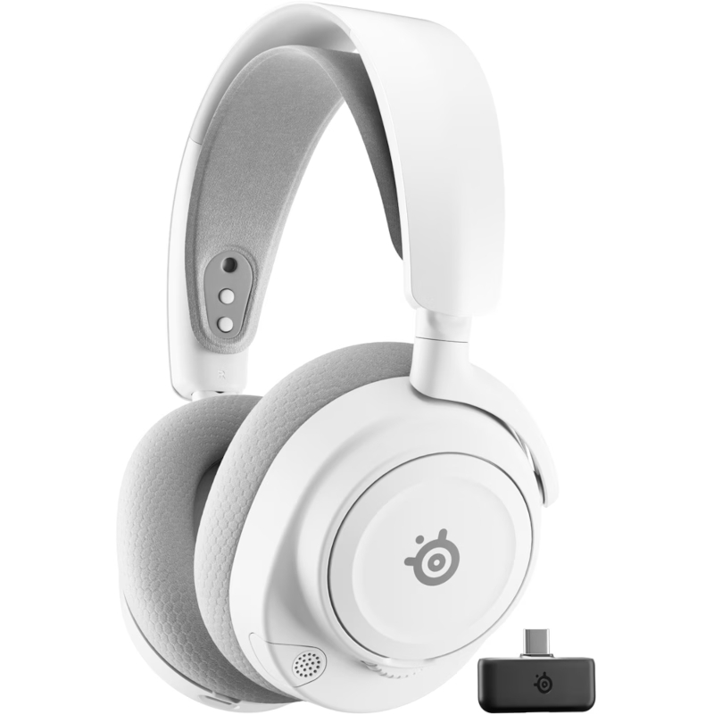 Casti Gaming SteelSeries Arctis Nova 7X Wireless Gen 2 White pentru Xbox