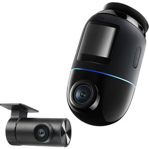 70mai Dash Cam Omni X800 4K 360, 128GB, Black + Rear Camera RC14