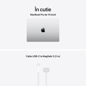 Apple 14.2'' MacBook Pro 14 Liquid Retina XDR, Apple M5 chip (10-core CPU), 16GB, 512GB SSD, Apple M5 10-core GPU, macOS, Silver, INT keyboard, 2025