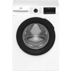 Masina de spalat rufe Beko BM5WFU610415W, 10 kg, 1400 RPM, Clasa A, ProSmart Inverter, EnergySpin, SteamTherapy, AquaWave, HomeWhiz, Alb