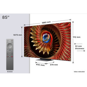 TCL Smart TV 85Q8C Seria Q8C 215cm 4K UHD HDR