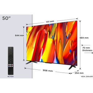 TCL Smart TV QLED 50V5C Seria V5C 126cm Full HD