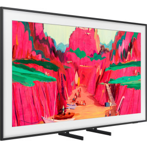 Samsung Smart TV The Frame Pro Neo QLED QE65LS03FW Seria LS03FW 163cm negru 4K UHD HDR