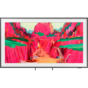 Samsung Smart TV The Frame Pro Neo QLED QE65LS03FW Seria LS03FW 163cm negru 4K UHD HDR