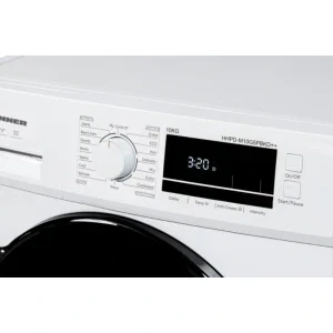 Heinner HHPD-M10G5PBKD++, Pompa de caldura, 10 kg, Clasa D, Iluminare interioara, Alb