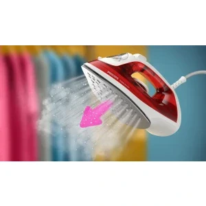 Philips Fier de calcat Seria 2000 DST2010/40, 2000W, 25g/min, Alb/Rosu