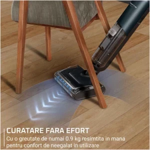 Rowenta X-Clean 7 GZ5735E0, vertical cu mop, 250W, 0.5L, Verde/Gri