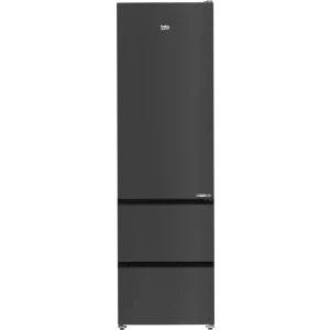 Beko B5RGNA355HXBR, 351 L, Clasa D, No Frost, ProSmart Inverter, HarvestFresh, AeroFlow, Control electronic, 203 cm, Dark Inox