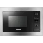 Cuptor cu microunde Heinner HMW-MDBI25GDIX, 25 L, 900 W, Grill, Inox/Negru