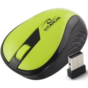 Mouse Esperanza Rainbow TM114G Black/Green