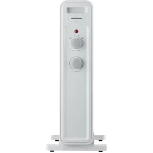 Heinner Calorifer electric HOH-M13WH-BK, 2500 W, 13 elementi, Cu ulei, 3 trepte, Termostat ajustabil, Alb/Negru