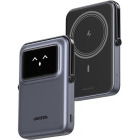 Baterie externa Ugreen PB572, 10000 mAh, 1x USB-C, 20 W, MagSafe, Display, Grey