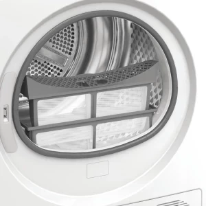 Whirlpool WP C9WBS EE, Pompa de caldura, 9 kg, Clasa C, Inverter, 6th Sense, Precision Dry, Adaptive Dry, Iron Touch, HomeWizz, Alb