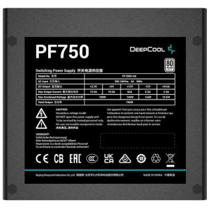 Deepcool PF750, 80+, 750W