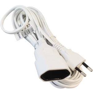 TED 1x Europlug, 5m, alb