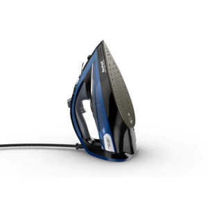 Tefal Fier de calcat Ultimate Pure FV9848E0, 3200W, Jet de abur 260g/min, Functie anticalcar, Negru/Albastru