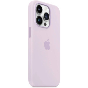 Apple Protectie pentru spate, material silicon, cu MagSafe pentru iPhone 14 Pro, culoare Lilac