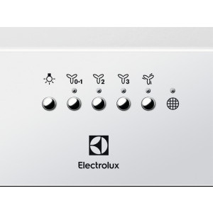 Electrolux integrata CFG516R, Putere de absorbtie 700 m3/h, Conectivitate plita, Telecomanda, 1 motor, Control electronic, 54 cm, Alb