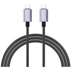 Cablu de date / adaptor Orico GQA100 USB-C Male la USB-C Male, 2 m Black, amperaj maxim suportat 5A