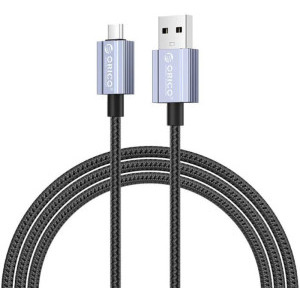 Cablu de date / adaptor Orico GQAM10, USB Male la microUSB Male, 1 m, Black