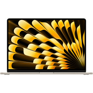 Apple 15.3'' MacBook Air 15 with Liquid Retina, Apple M3 chip (8-core CPU), 16GB, 256GB SSD, Apple M3 10-core GPU, macOS, Starlight, INT keyboard, 2024