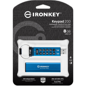 Kingston IronKey Keypad 200 8GB USB 3.0