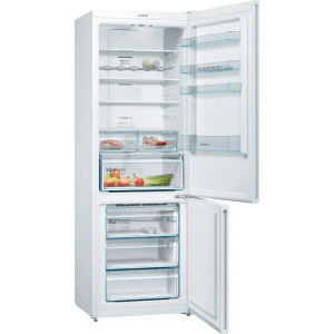 Bosch KGN49XWEA, 438 L, NoFrost, Clasa E, 203 cm, Alb