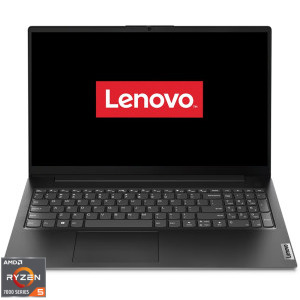 Laptop Lenovo 15.6 V15 G4 AMN, FHD, Procesor AMD Ryzen™ 5 7520U (4M Cache, up to 4.3 GHz), 8GB DDR5, 512GB SSD, Radeon 610M, No OS, Business Black