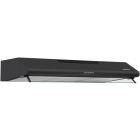 Hota Heinner traditionala HCH-490-BK, Putere de absorbtie 305 m3/h, 2 motoare, Iluminare LED, 3 trepte de viteza, 90 cm, Negru