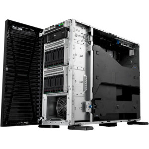 HP ProLiant ML110 Gen11 Tower, Procesor Intel® Xeon® Silver 4514Y 2.0GHz Emerald Rapids, 64GB RDIMM RAM, 2x 480GB SATA 6G SSD, MR408i‑o, 8x Hot-Plug SFF