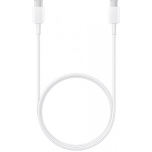 Cablu de date / adaptor Samsung USB-C Male la USB-C Male, 1 m, White