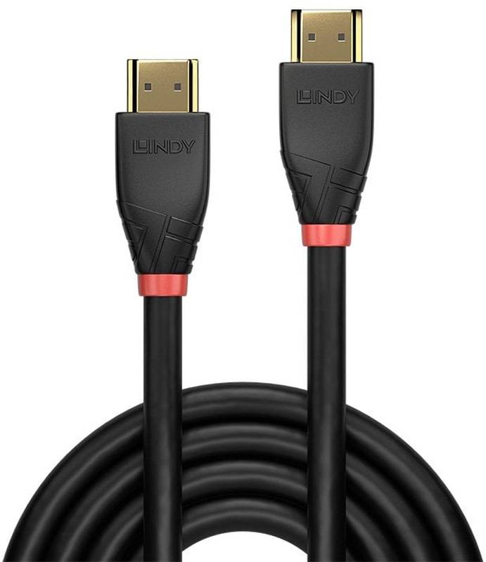 Cablu video LINDY Active, HDMI Male - HDMI Male, v2.0, 20m, negru