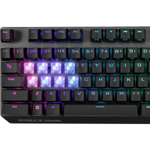 ASUS ROG STRIX SCOPE NX WL DELUXE PBT, ROG NX Red, Mecanica