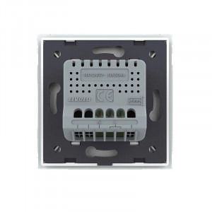 Livolo Senzor Control Sunet si Lumini cu Rama din Sticla, Protocol Zigbee, Alb