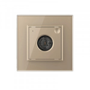 Livolo Senzor Control Sunet si Lumini cu Rama din Sticla, Protocol Zigbee, Auriu