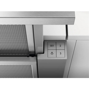 Electrolux telescopica LFP616X, 1 motor, 600 m3/h, 60 cm, Gri