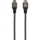 Cablu video Gembird Select Plus, HDMI Male - HDMI Male, v2.1, 3m, negru-gri