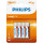 Philips LongLife 4x AAA R03 blister