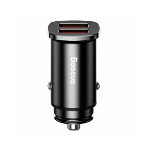 Baseus Metal, 2x USB, Quick Charge 3.0, 30W, Black