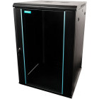 Spacer SPCN-27U-1000-BK-03 27U, Stand alone, 600 x 1000 mm, Glass door, Negru