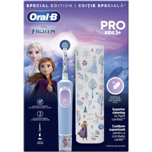 Oral-B Periuta de dinti electrica copii Pro Kids Frozen + Trusa de calatorie