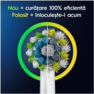 Oral-B Set 2x Periute de dinti electrice Pro 1 Negru & Albastru