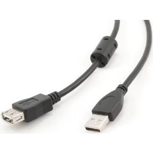 Cablu periferice Spacer SPC-USB-AMAF-10, Extensie USB tip A 2.0 Male la USB tip A 2.0 Female, 3 m, Negru
