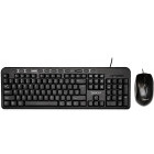 Kit periferice Spacer Tastatura + Mouse Combo SPDS-1691, Wired, Black