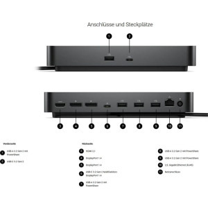 DELL PRO Dock WD25, USB-C 3.1
