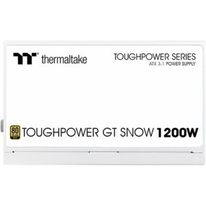 Thermaltake Toughpower GT Snow, 80+ Gold, 1200W, White